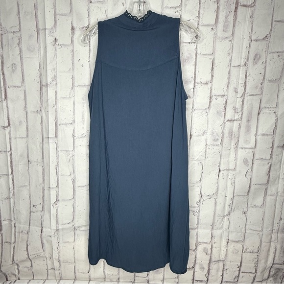 Tuckernuck Pomander Place Dutton Shirt Dress Sz S Navy Boho Coastal Cowgirl - Picture 2 of 8